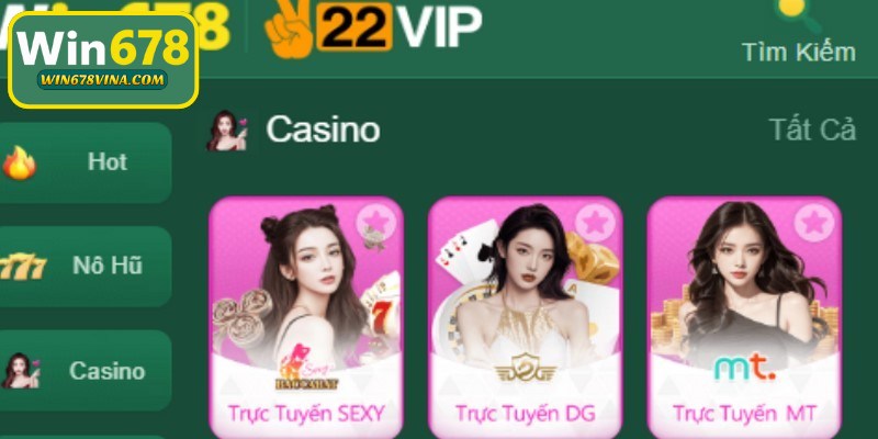 Casino WIN678 một trải nghiệm đẳng cấp