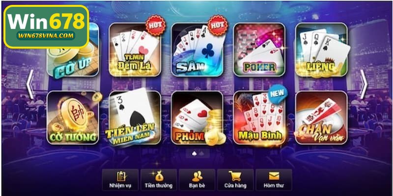 Top game bài đổi tiền thưởng hot nhất 2025